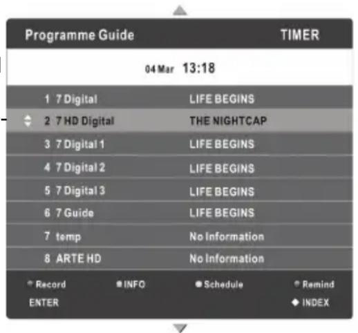 NPG NT229IW - Guia de programs (en mode DTV) - 1
