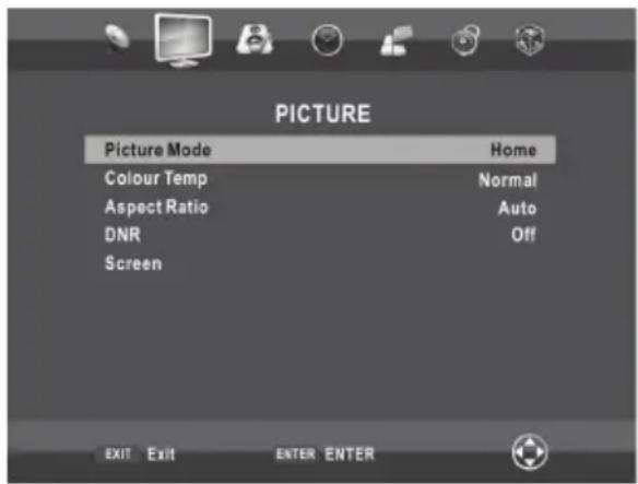 NPG NT229IW - Configurar o Menu Imagem - 1