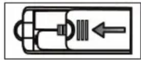 NPG NT229IW - Installing Batteries in the Remote Control - 3