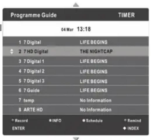 NPG NT229IW - Guía de programas (en modo DTV) - 1