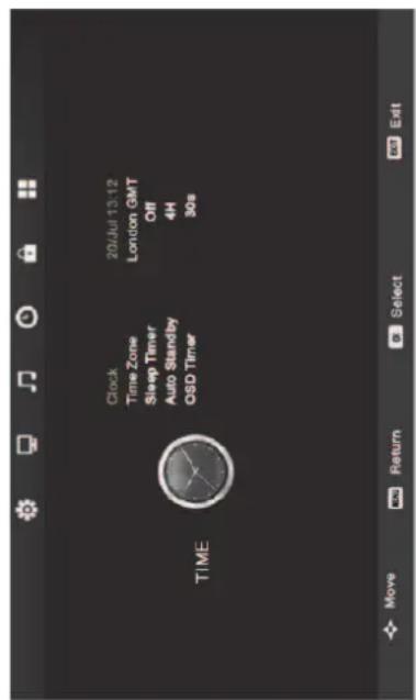 NPG NL2366HHB - Configuring the Time Menu - 1