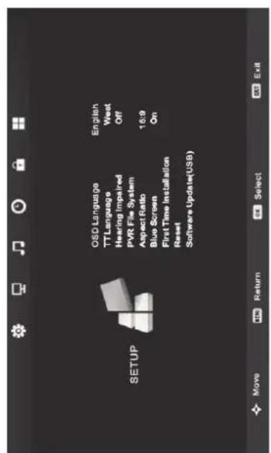 NPG NL2366HHB - Configuração do Menu - 1
