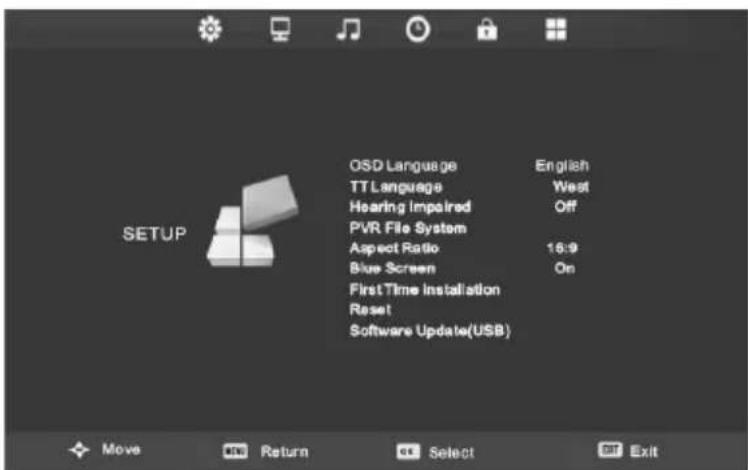 NPG NL2201BH - Configuration du Menu - 1