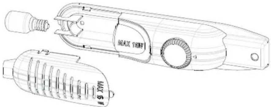 Clayton TK240T16 - Pour remplaçer l'ampoule du compartment réfrigérateur : - 1