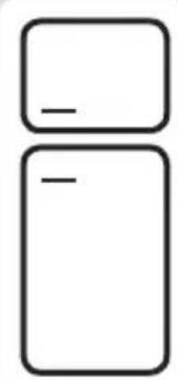 Clayton CL230AP+ - RÉFRIGÉRATEUR DEUX PORTES Congélateur - Réfrigérateur - 1