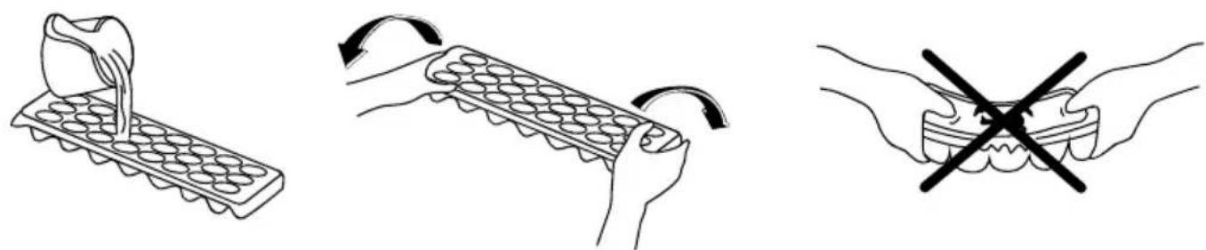 Clayton CL230AP+ - le bac à glaçons; (Dans certains modèles) - 1