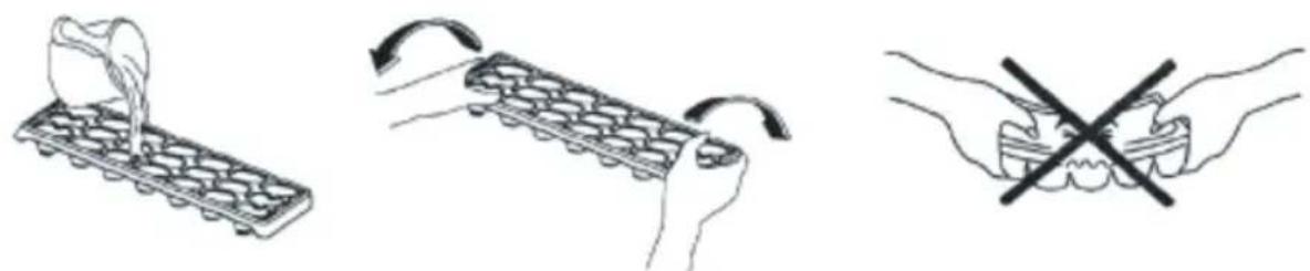 Clayton CL2235HTCH - le bac à glaçons; (Dans certains modèles) - 1