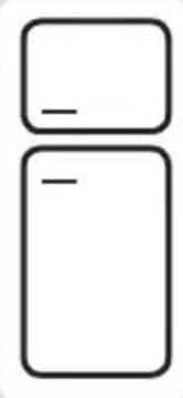 Clayton TK280T15 - Réfrigérateur deux PORTES congélateur - réfrigérateur - 1