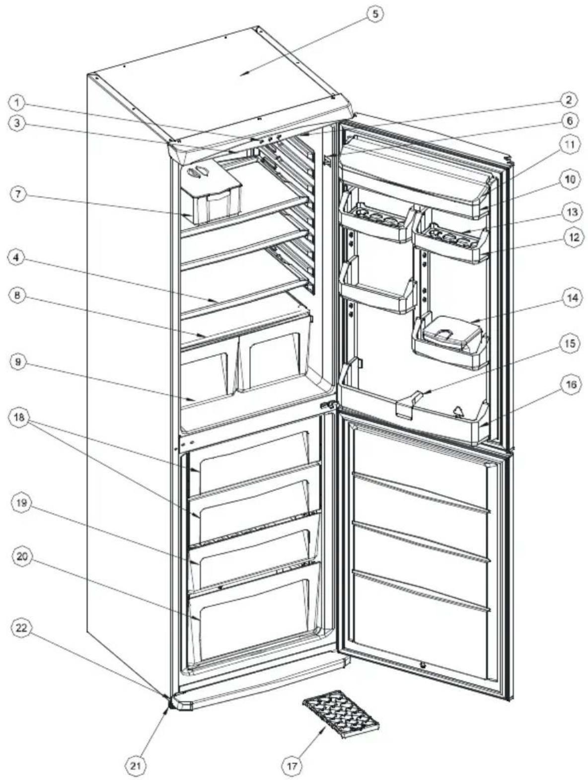 Clayton CL338ACJ - PARTIE-7. ELEMENTS ET COMPARTMENTS DE L'APPAREIL - 2