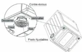KERWAVE DV60Q5I - Ajustement du niveau - 1