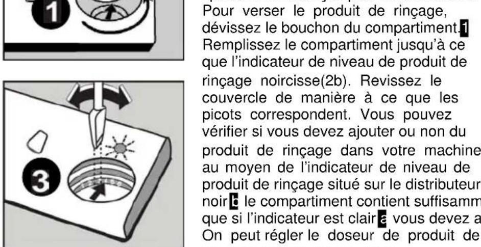 EDSON SIELV49X - Remplissage du compartment à produit de rincege et réglage du doseur - 1