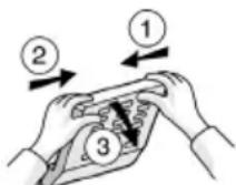 LADEN HF 1250 AP - Comment remplacer l'ampoule sur la porte - 1