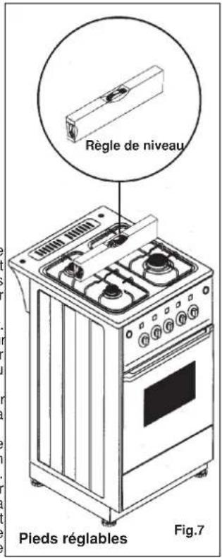 Arrow C12005 - NIVELLEMENT DE LA CUISINIÈRE (OPTIONNEL) - 2