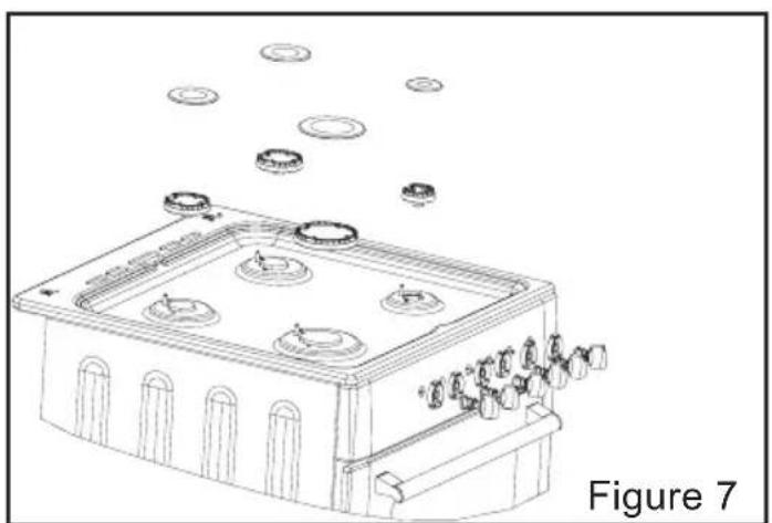 Clayton CL6060FS - Changement des injecteurs du four et du grill : - 1