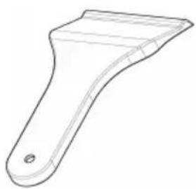 WESTLINE DDW213WH - Spatule en plastique - 1