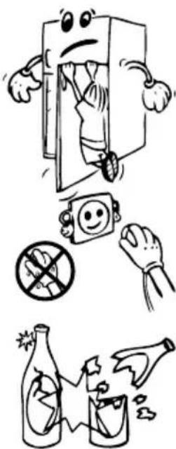WESTLINE DDW213WH - Safety warnings - 3