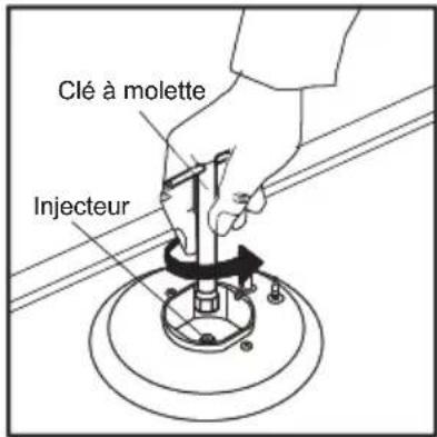 Clé à molette Injecteur
