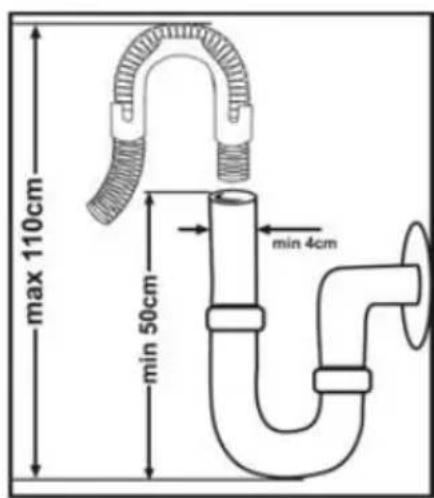 WESTLINE LVW1247A++ - Raccordement en eau - 4