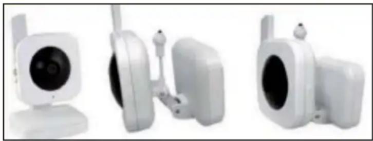 Rimax Baby Kangoo RB202 - Posizionamento della telecamera - 1