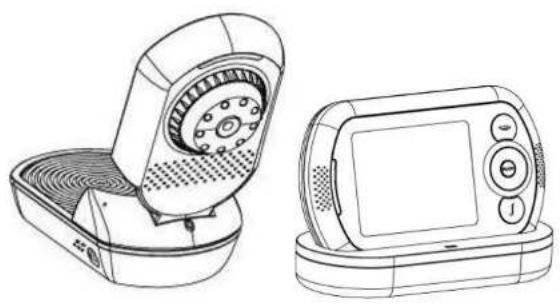 Rimax Baby Kangoo RB201 - 3.5" Colour LCD A/V Wireless Monitor - 1