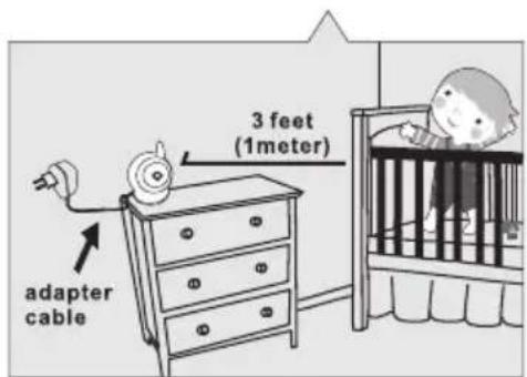 Basbau BB204 - To prevent accidents and injuries associated with baby monitor cords : - 1