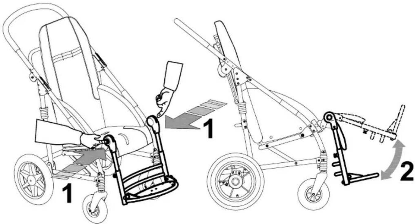 Life & Mobility Novus - RéGLAGE de l'APPUIE-JAMBES - 1