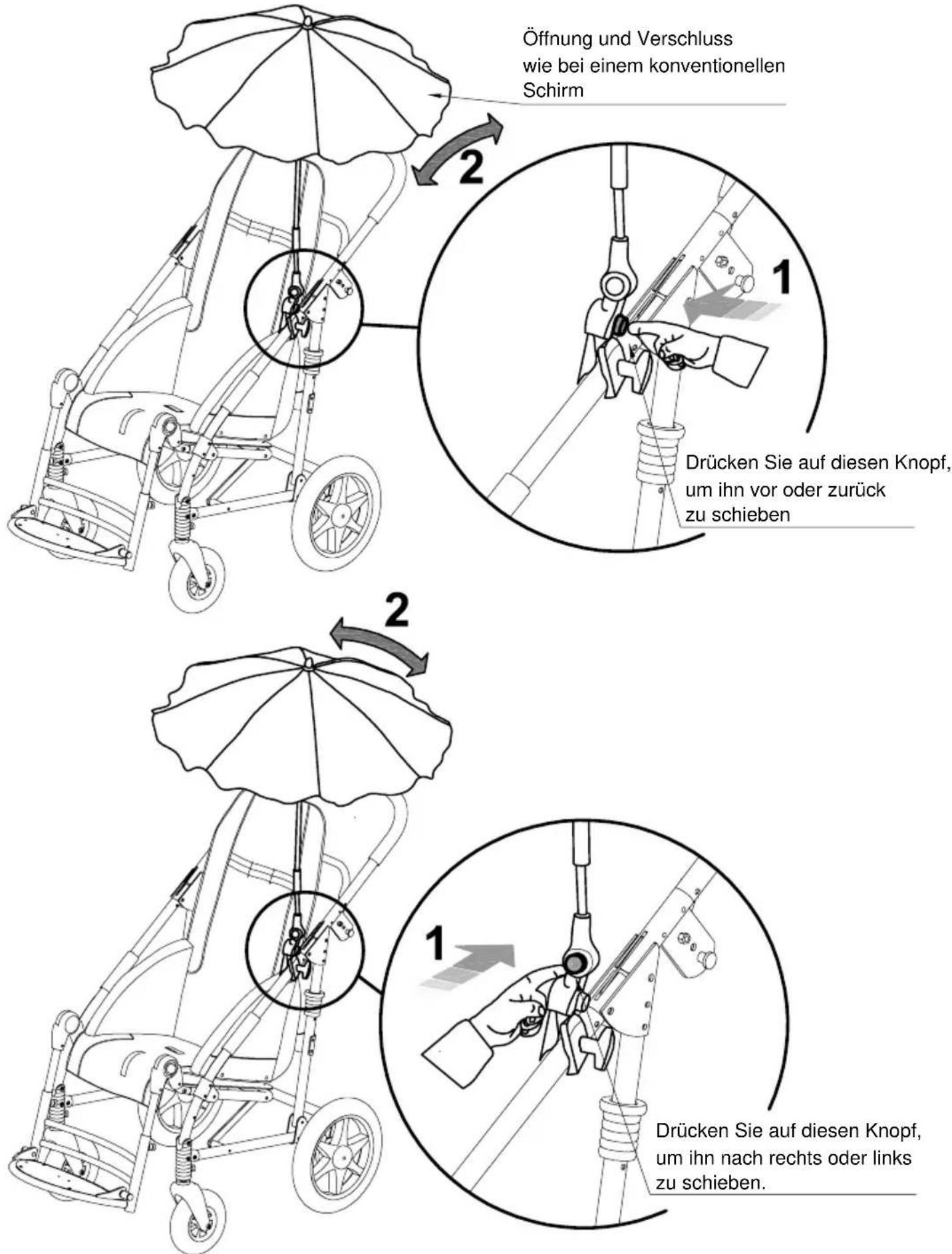 Life & Mobility Novus - B-EINSTELLUNG MIT DEN KNÖPFEN - 1