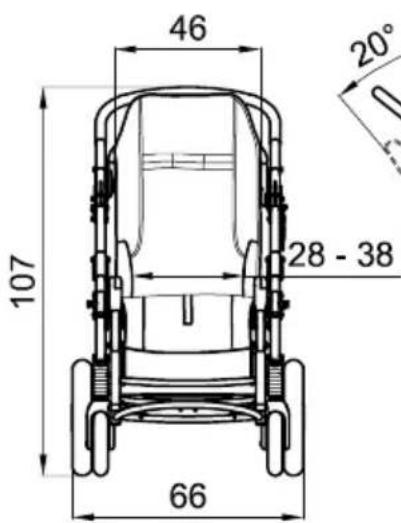 Life & Mobility Novus - Dimensions en cm Poids en kg - 9