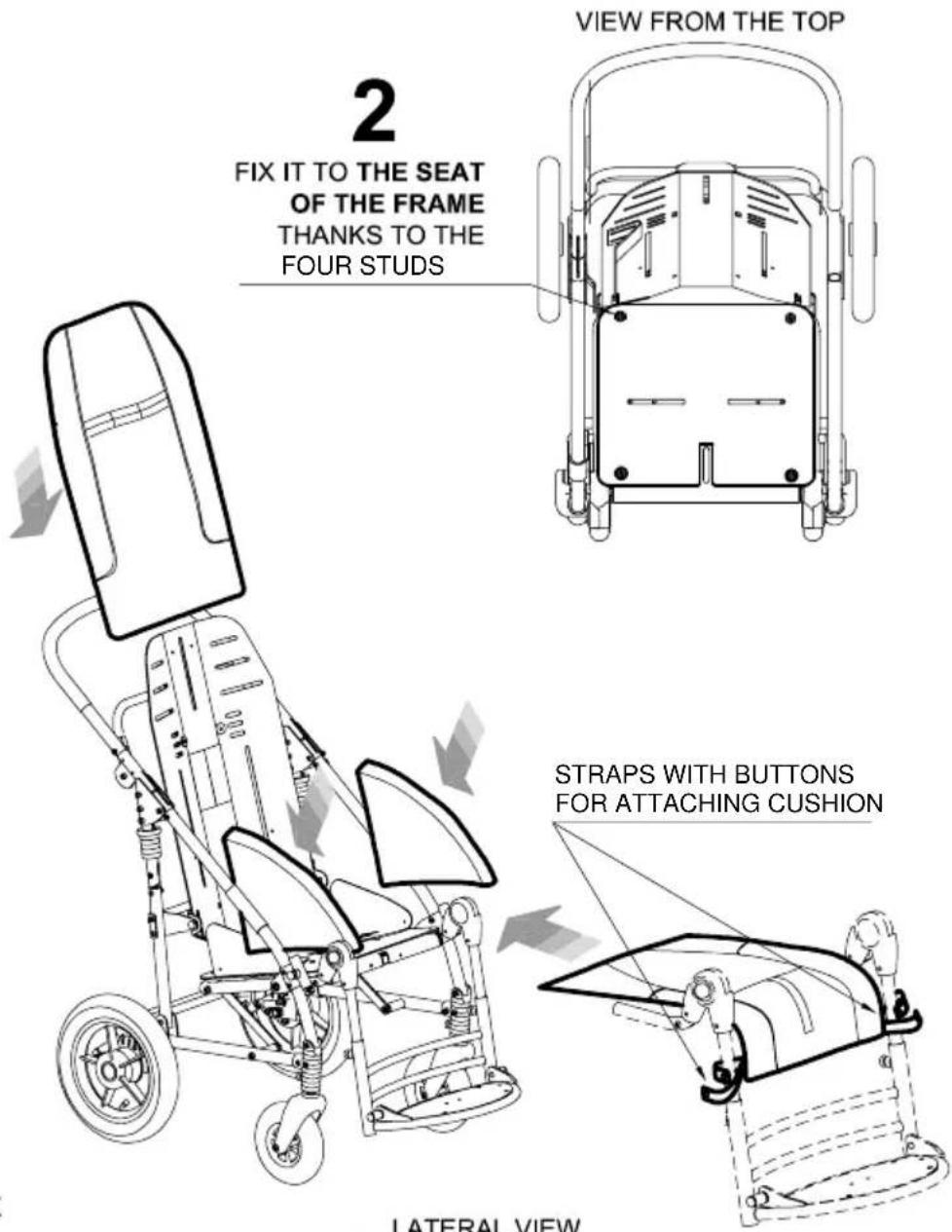 Life & Mobility Novus - FIX THE UPHOLSTERY TO THE SEAT - 2