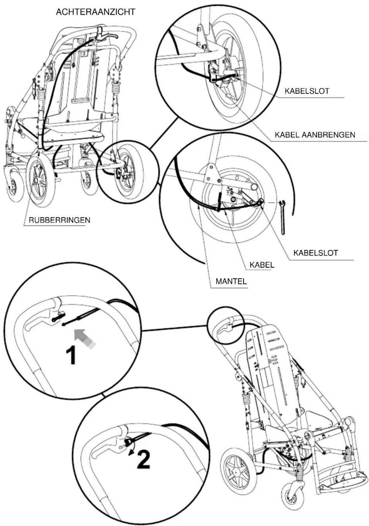 Life & Mobility Novus - E - DE KABELS VASTZETTEN - 1