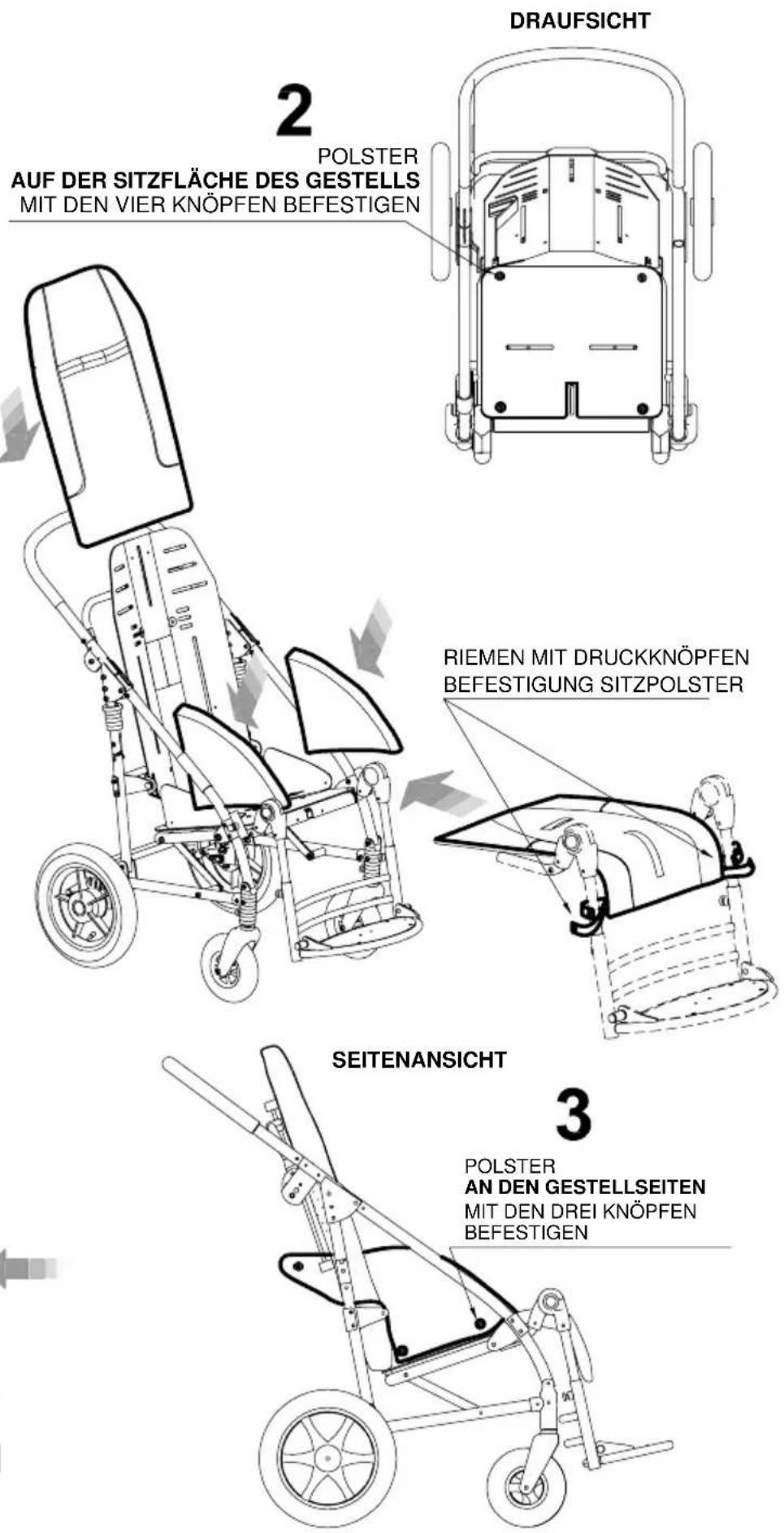Life & Mobility Novus - POLSTER BEFESTIGEN - 2