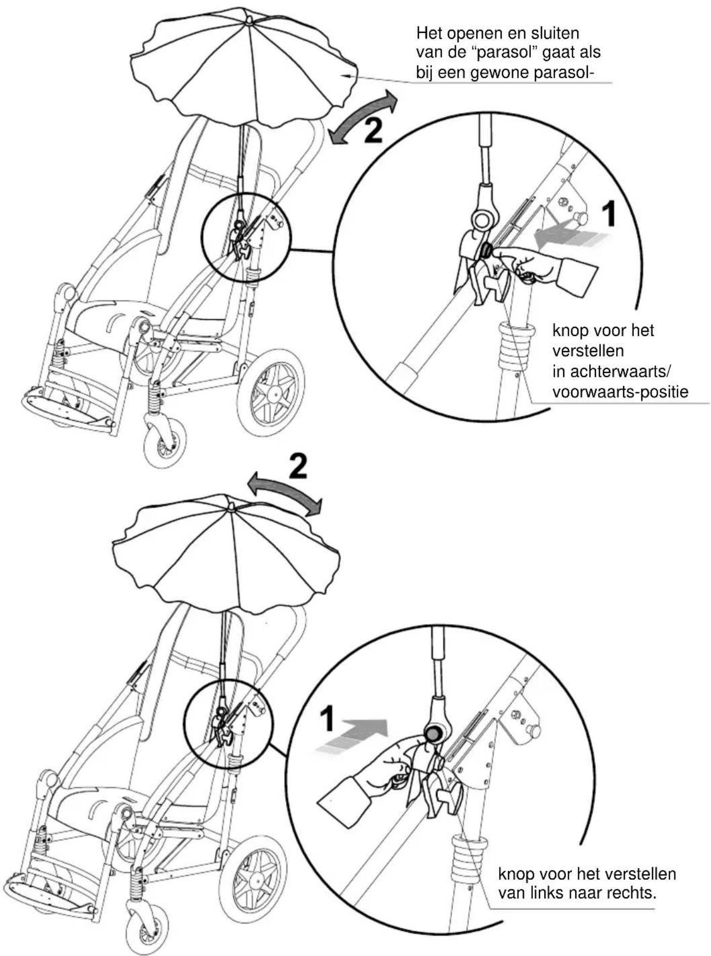 Life & Mobility Novus - B - VERSTellen MET KNOPPEN - 1