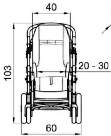 Life & Mobility Novus - Dimensions en cm Poids en kg - 1