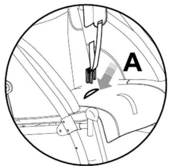Life & Mobility Novus - FIXING THE STRAP ON THE SEAT - 1