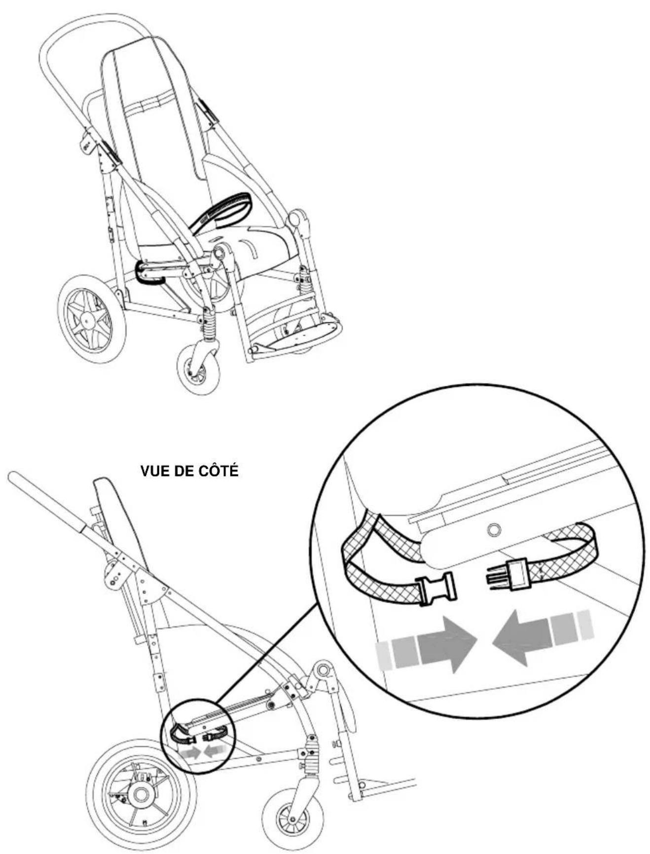 Life & Mobility Novus - CEINTURE à 45^ pour BASSIN 894 - 1