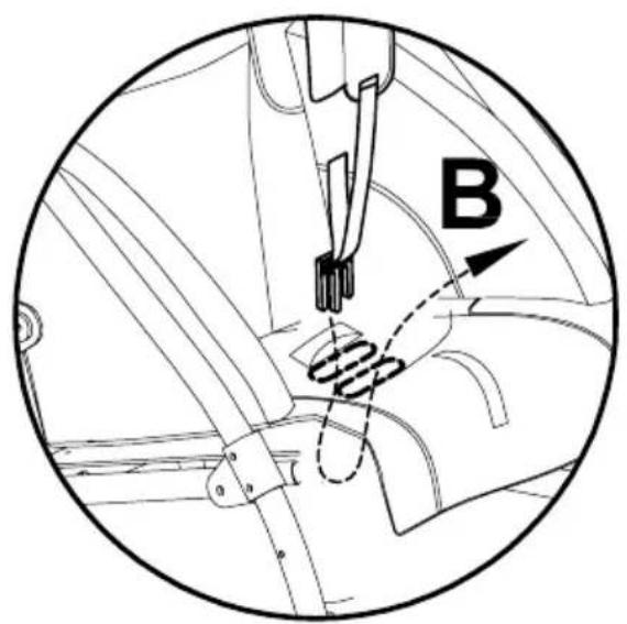 Life & Mobility Novus - FIXING THE STRAP ON THE SEAT - 2