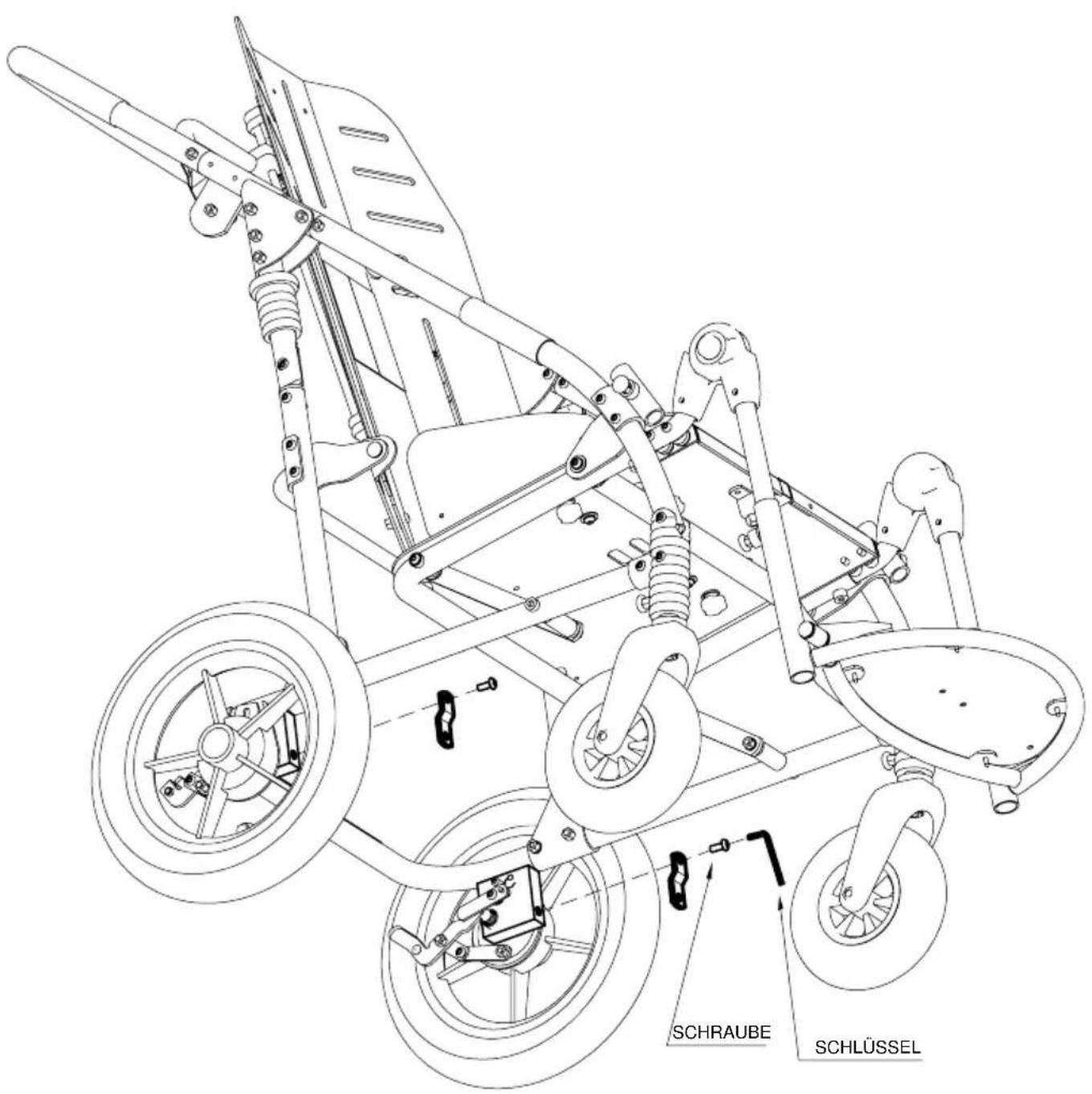 Life & Mobility Novus - C-BREMSBLECHE BEIDSEITIG MONTIEREN - 1
