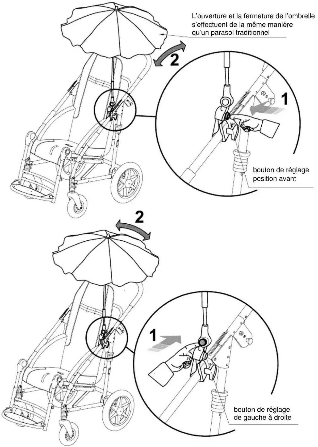 Life & Mobility Novus - B-REGLAGE A L'AIDE DES BOUTONS - 1