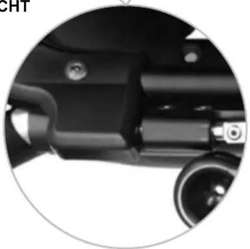 Life & Mobility NewBug - CONTROLER ALTIJD voor elk gebruik, of de ZITTING STEVIGisBEVESTIGDAAN HET FRAME - 4