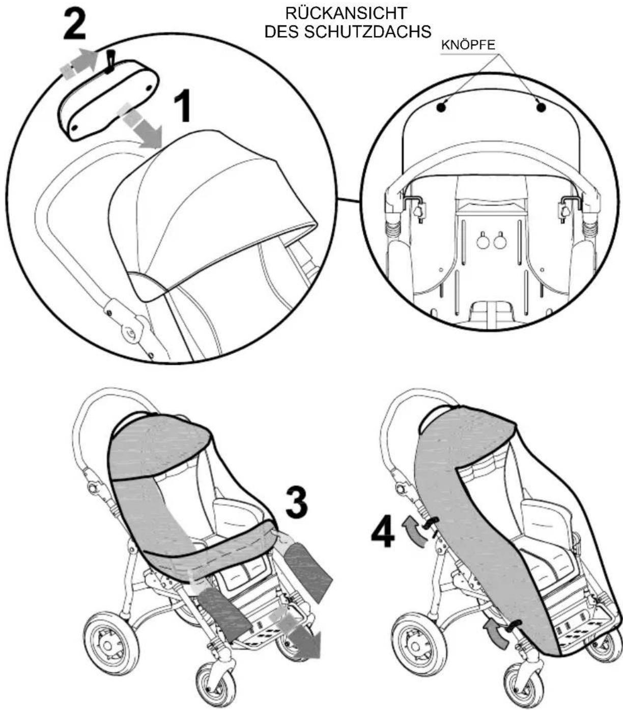 Life & Mobility NewBug - REGENPLANE FÜR SCHUTZDACH 825 - 1