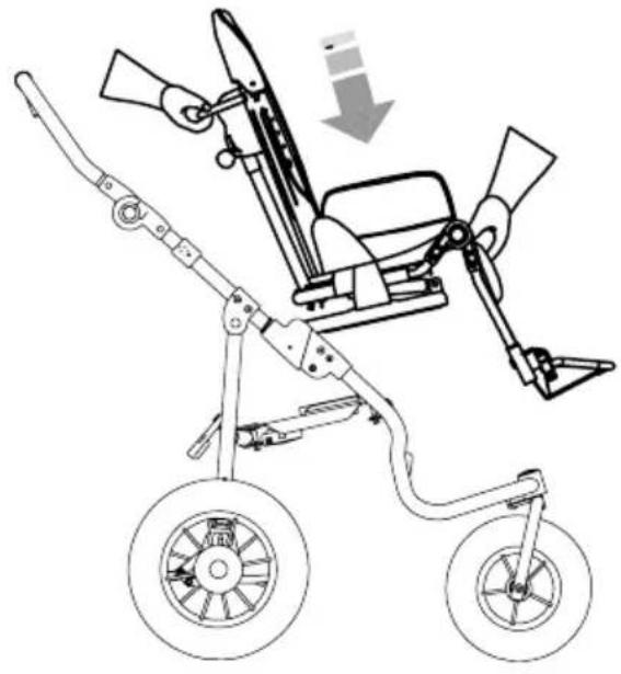 Life & Mobility NewBug - HOW TO ATTACH THE SEAT TO THE FRAME - 1