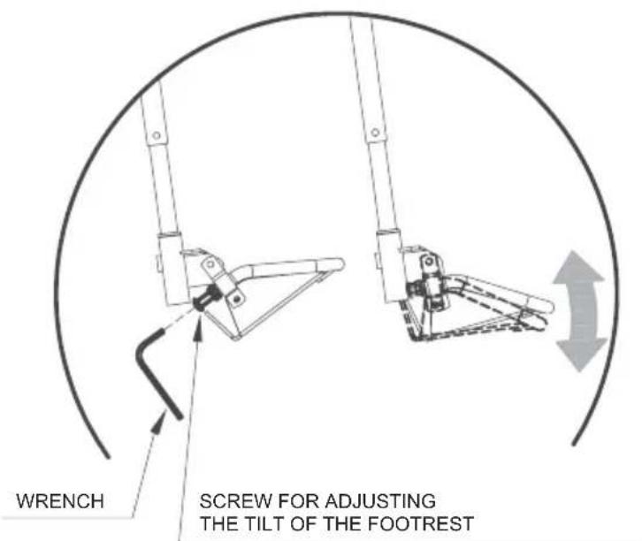 Life & Mobility NewBug - ADJUSTING THE FOOTREST - 2