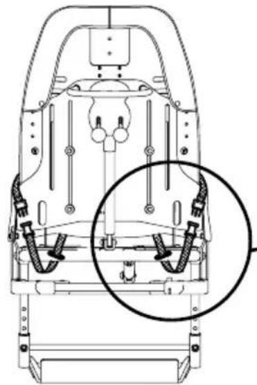 Life & Mobility NewBug - POUR RÉGLER LA POSITION DE L'APPUI-TÊTE, DESSERRRER LÉGÉRÉMENT LES VIS SITUÉES DERRIÈRE L'APPUI-TÊTE À L'AIDE DE LA CLÉ FOURNIE AVEC LA POUSSETTE - 10