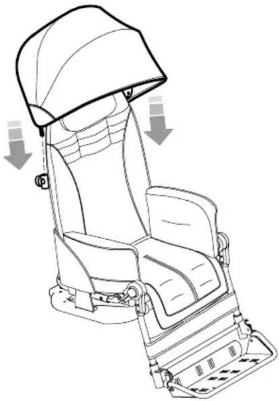 Life & Mobility NewBug - POUR RÉGLER LA POSITION DE L'APPUI-TÊTE, DESSERRRER LÉGÉRÉMENT LES VIS SITUÉES DERRIÈRE L'APPUI-TÊTE À L'AIDE DE LA CLÉ FOURNIE AVEC LA POUSSETTE - 15