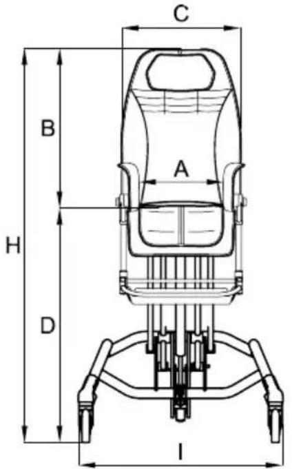 Life & Mobility NewBug - TECHNISCHE SPECIFICATIONS van de Bug met driewielig ONDERSTEL 856 - 1