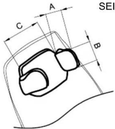 Life & Mobility NewBug - UM DIE POSITION DER KOPFSTUTZE ZU VERSTellen, LOCKERN SIE MIT DEM BEILIEGenden SCHLUSSEL DIE SCHRAUBEN Auf DER KOPFSTUTZE DER RÜCKENLEHNE. - 2