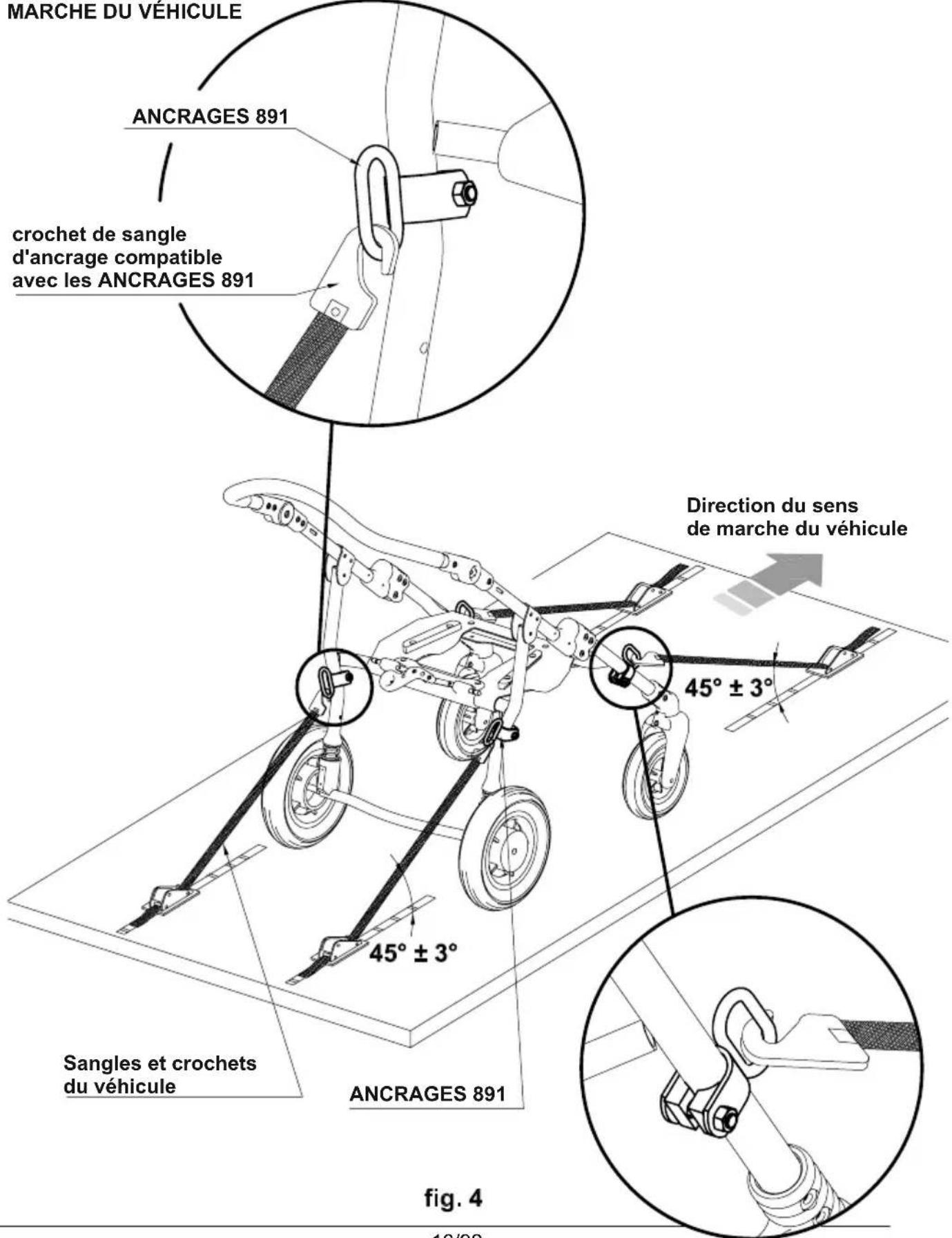 Life & Mobility NewBug - 3) COMMENT ANCRER LA POUSSETTE AU VEHICULE EN MOVEMENT (voiture particulière, car etc) - 1