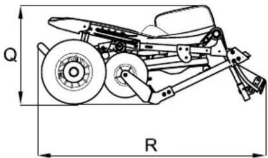Life & Mobility NewBug - TECHNISCHE SPECIFICATIONS van de Bug met vierwielig ONDERSTEL 869 - 4