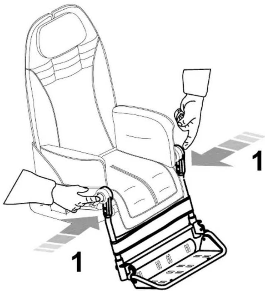 Life & Mobility NewBug - ADJUSTING THE LEGREST - 1
