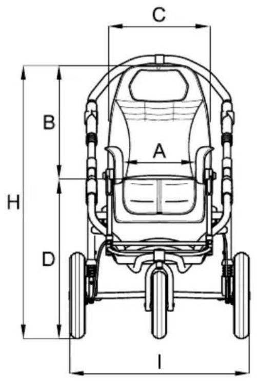 Life & Mobility NewBug - TECHNISCHE SPECIFICATIONS van de Bug met driewielig ONDERSTEL 901 - 1